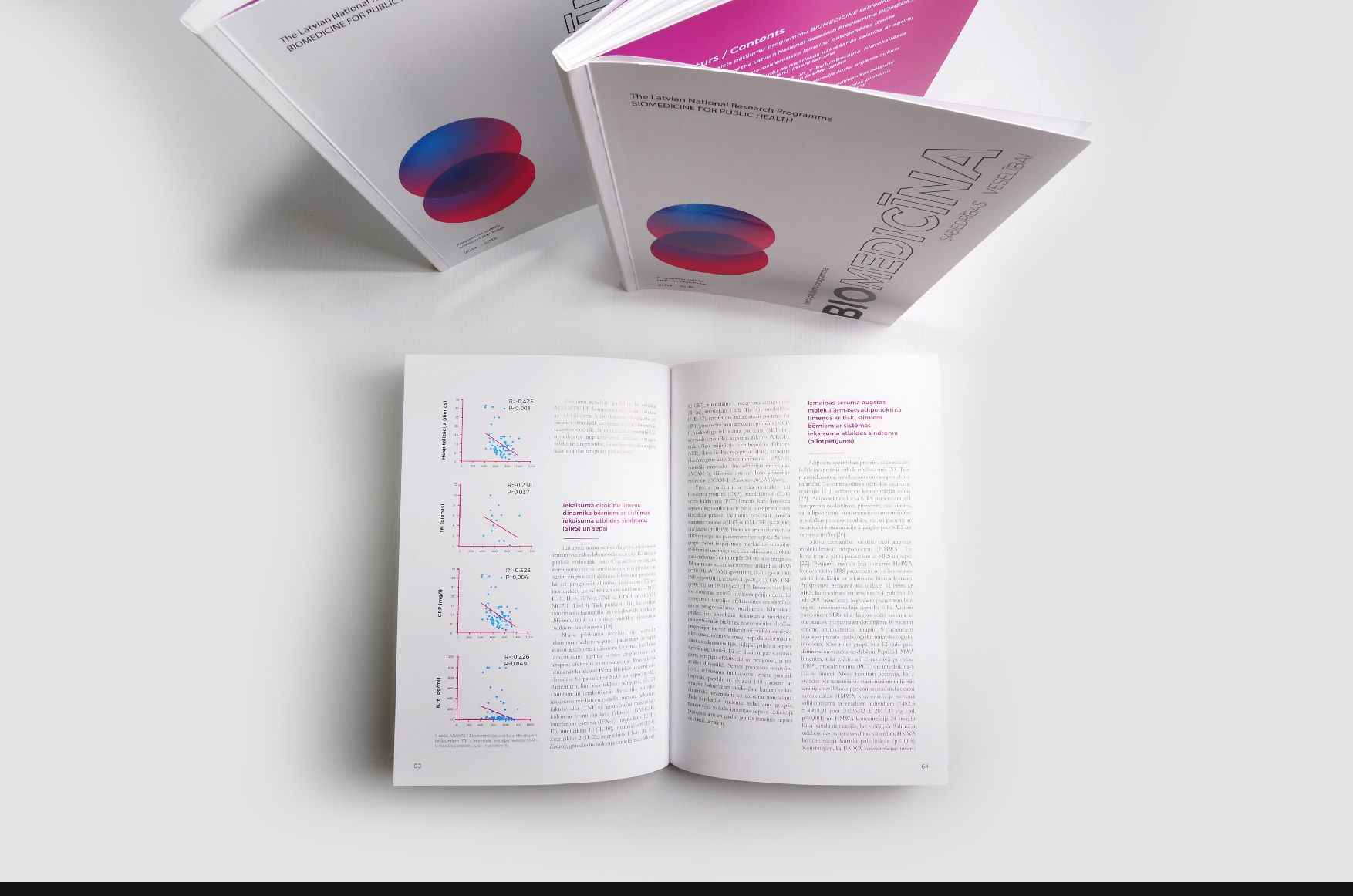 "BIOMEDICINE FOR PUBLIC HEALTH" book and layout design