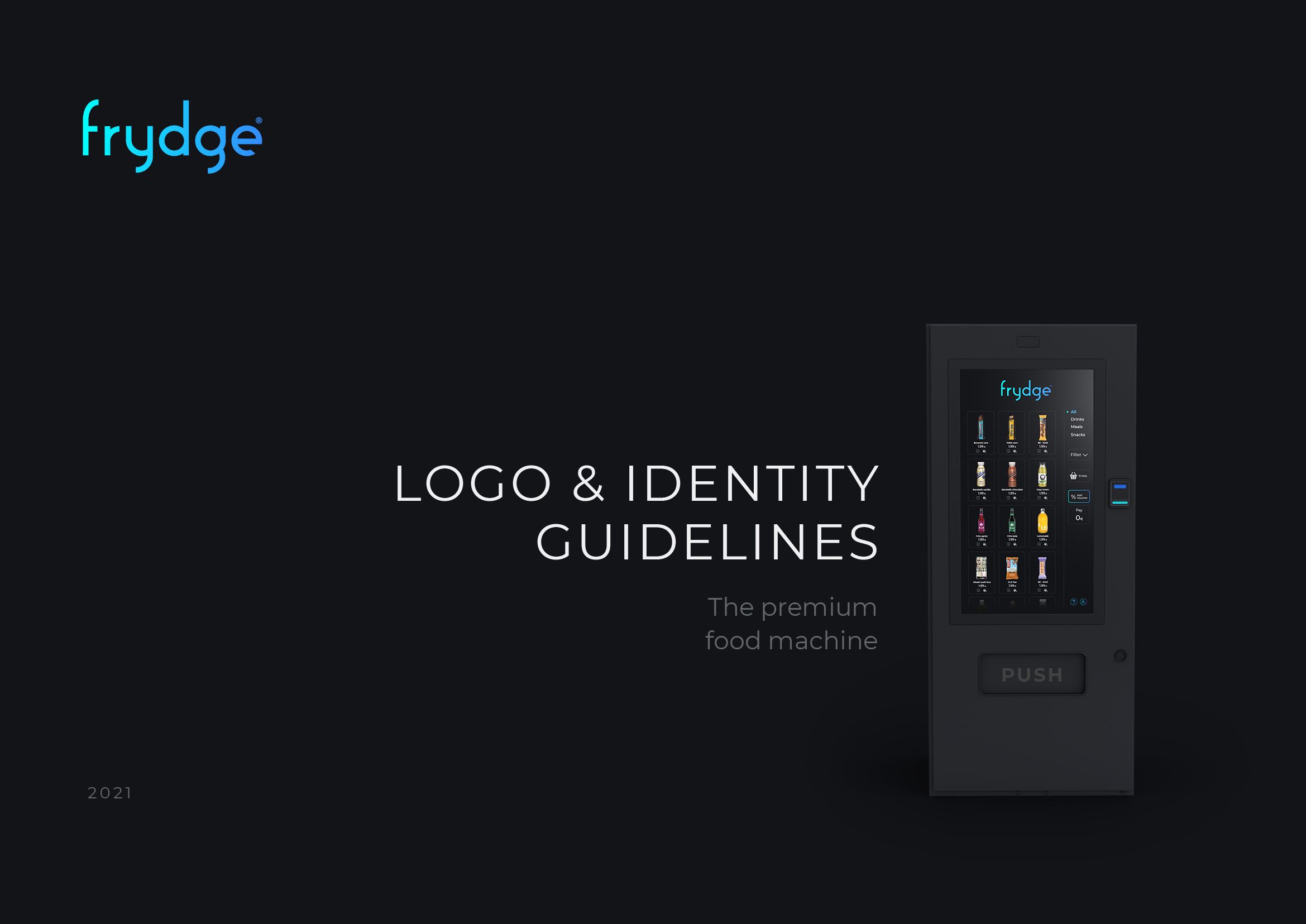 Frydge logo and identity design
