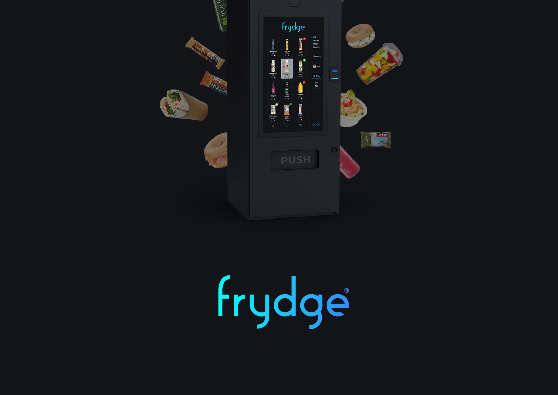 Frydge logo and identity design