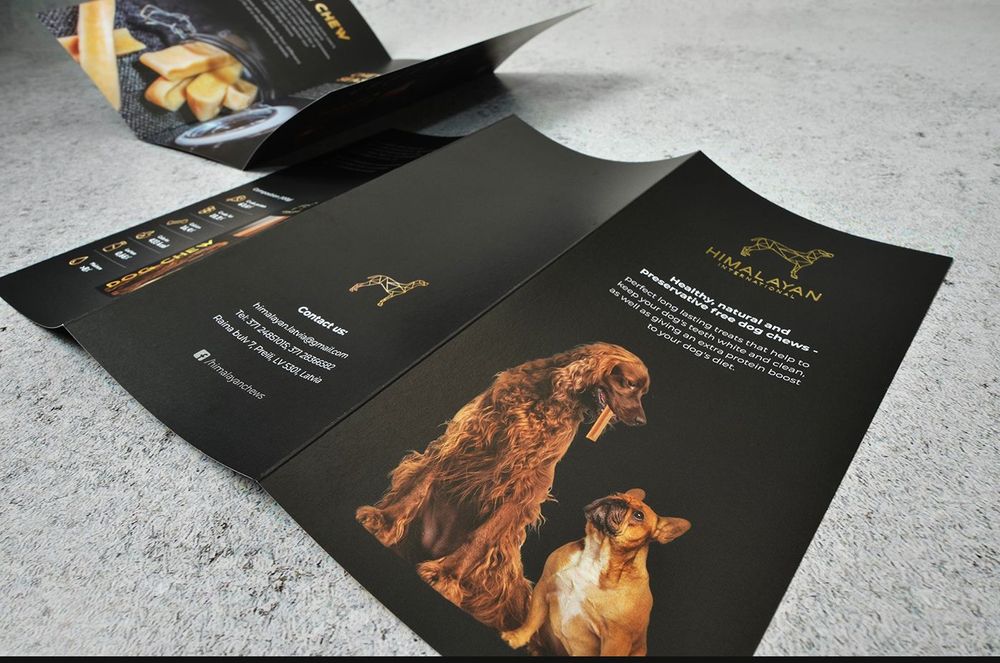 Himalayan dog chews packaging design & merchandise