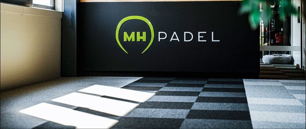 MH Padel logo design