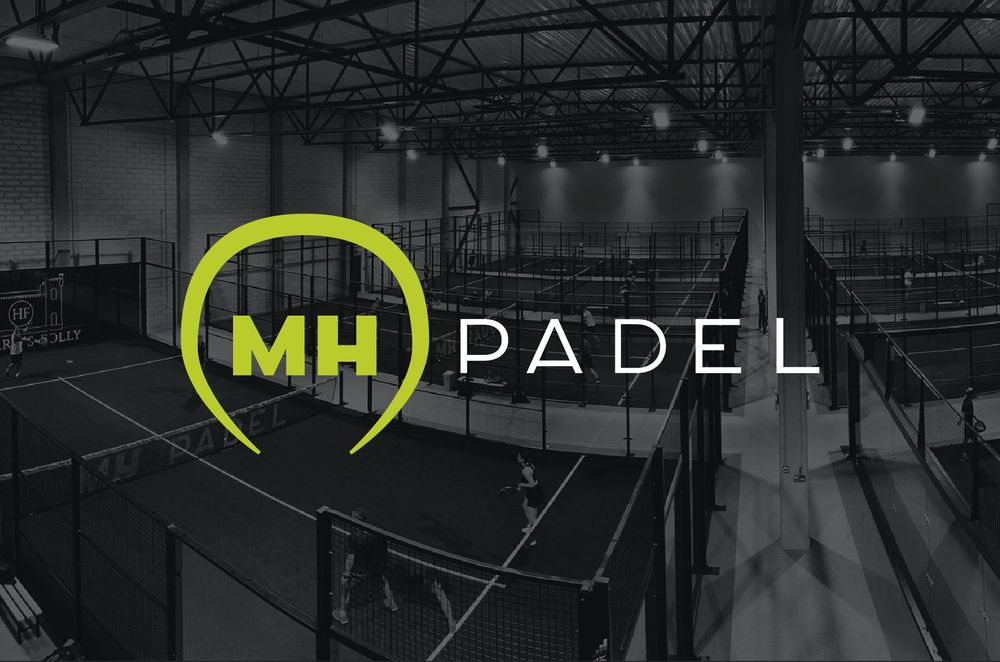 MH Padel logo design