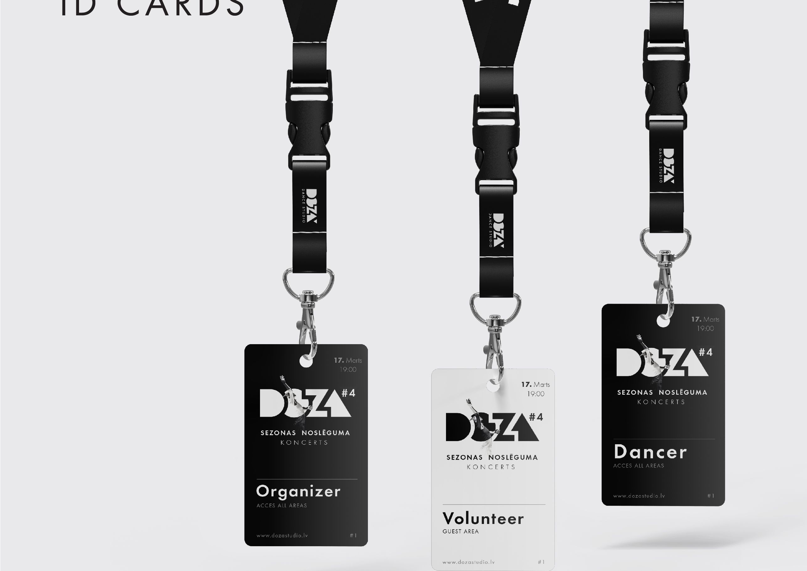 DOZA dance studio logo design