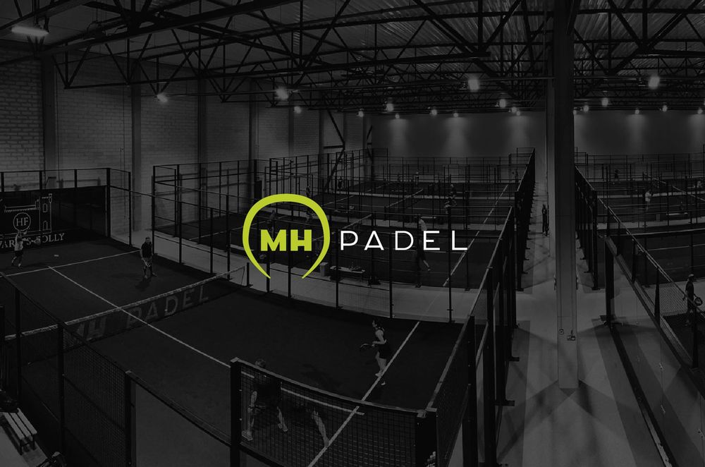 MH Padel logo design